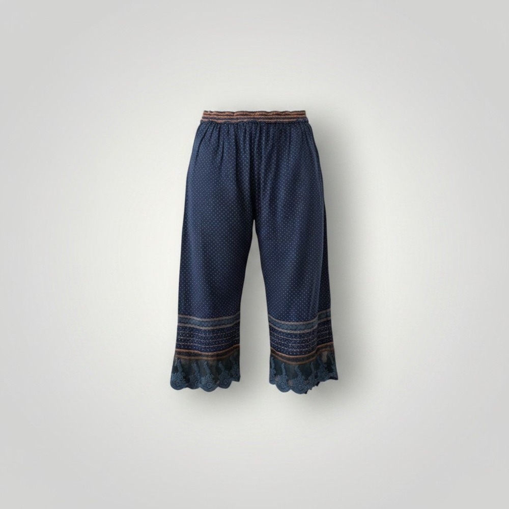 Intimately Free People Endless Afternoon Bloomer Pant Women Small Navy Lounge